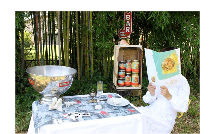 Mise en scène Chez Yvette Maison Claverie - Juillet 2013